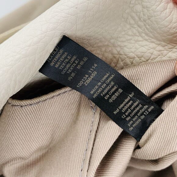 Fossil Vickery Shoulder Bag Crossbody Hobo Purse Leather Cream Colorblock ZB6459 - Picture 12 of 12